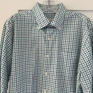 Peter Millar Crown Collection Cotton Button Down Sports Shirt